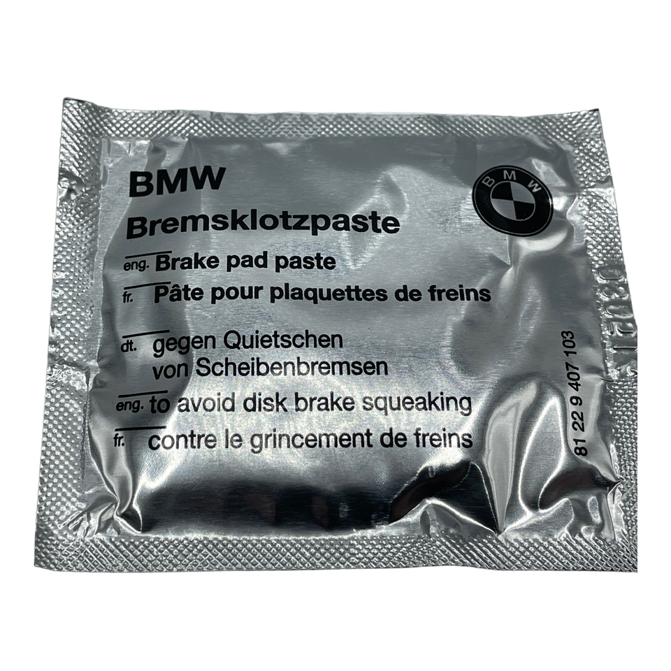 Genuine BMW MINI Anti Squeal Squeak Brake Pad Lube Paste Grease Packet ...