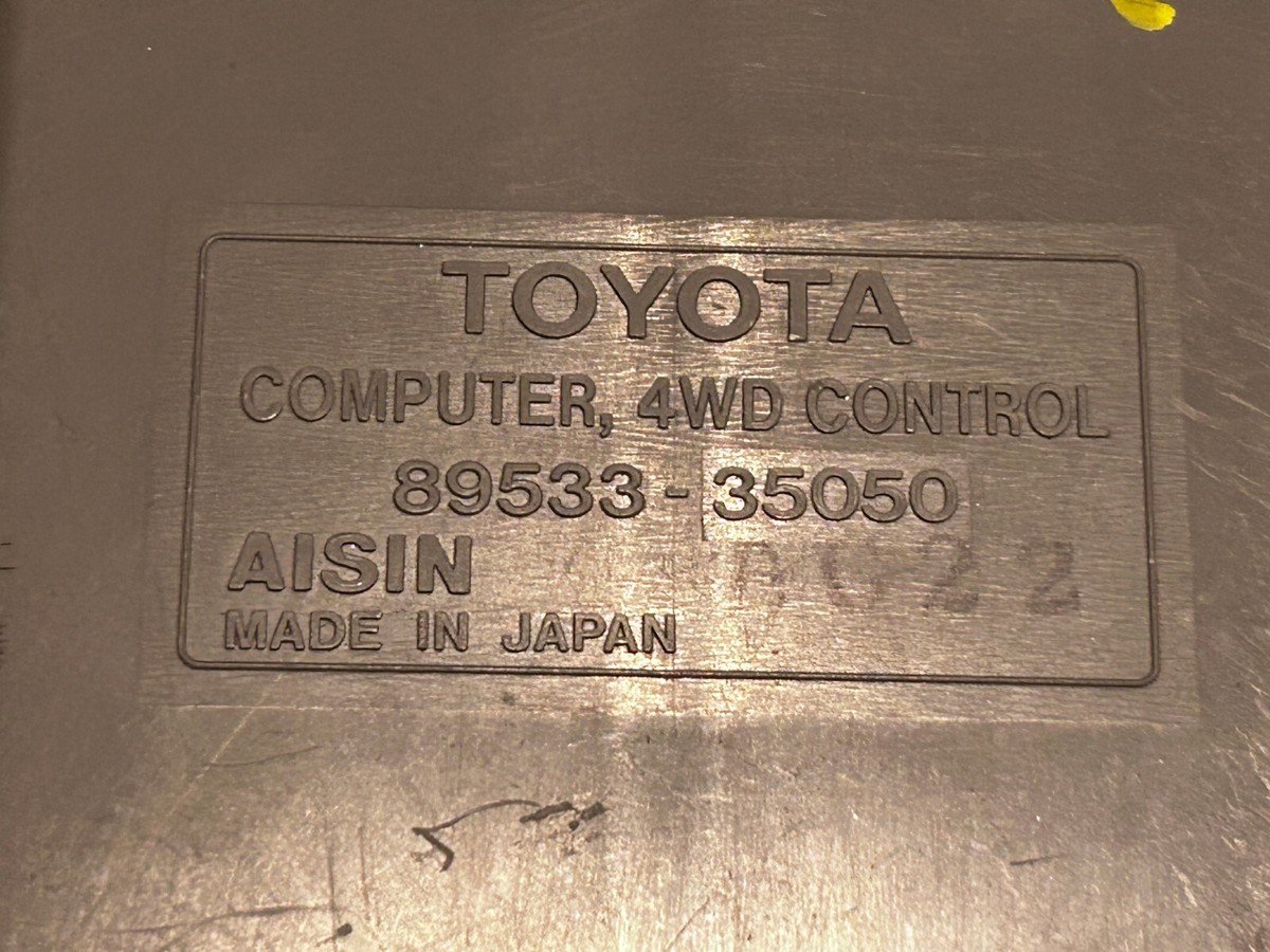 1995-1998 Toyota Tacoma 4 Wheel Drive E-locker Diff Lock