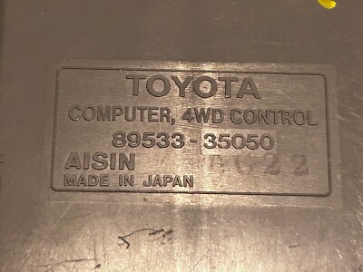 1995-1998 Toyota Tacoma 4 Wheel Drive E-locker Diff Lock