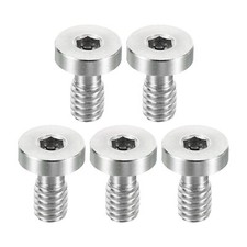 1/4"-20 Thread Camera Quick Release Screw 16mm 5 Pack Stainless Steel Hex