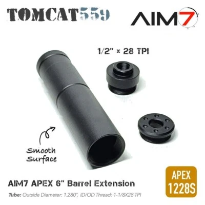 BLINKTAC AIM7 Precision APEX Modular Linear Com Body for AEG GBB Aluminum CNC APEX-1228S