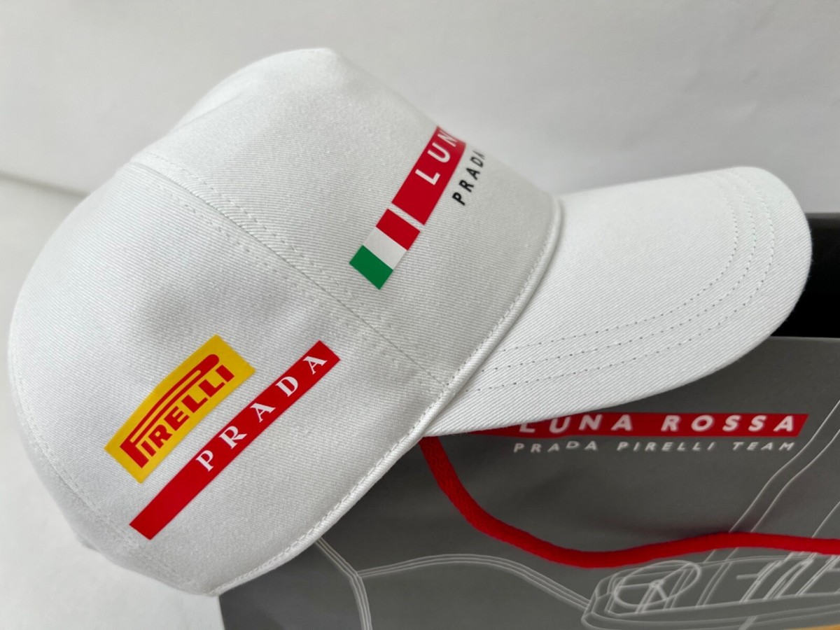日本未入荷 LUNA ROSSA PRADA PIRELLI キャップ LUNA ROSSA PRADA PIRELLI 36th AMERICAS CUP OFFICIAL TEAM CAP