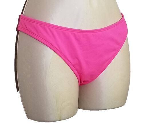 La Blanca Women Size 12 Neon Pink Hipster Bikini Swimsuit Bottoms California Cut - Picture 2 of 9