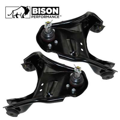 Bison Performance 2pc Set Front Upper Control Arm For Chevy GMC Isuzu Olds AWD