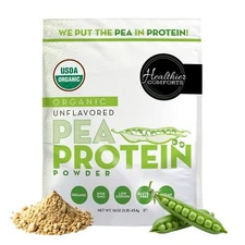 Healthier Comforts Unflavored Pea Protein Powder - Low Sodium 1 lb. | USA Gro...
