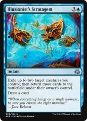 X4 Illusionist's Stratagem Aether Revolt LP/NM MTG Magic DNA GAMES