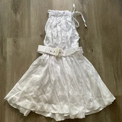 fitted lace wedding dress Favorite Daughter - The Favorite Mini Linen Dress