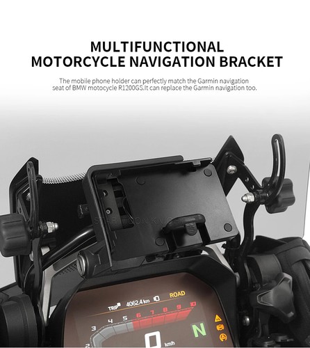 Per Bmw R1250GS R1200GS Caricabatteria USB Supporto Supporto Supporto Staffa Kit - Foto 10 di 13