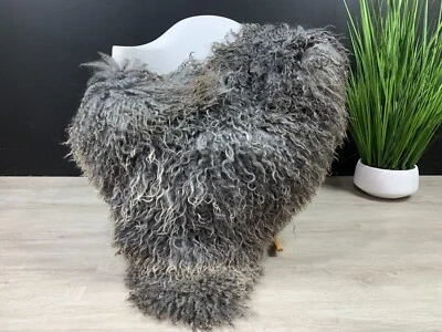 MODERN LUXURY HOMES GOTLAND Sheepskin / Beautiful REAL GOTLAND Sheepskin Rug Seat Cover Throw