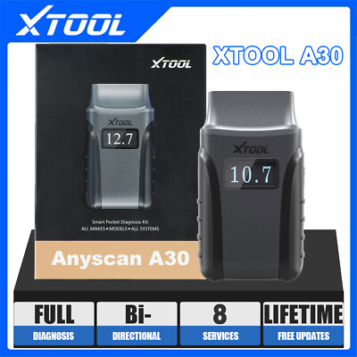 XTOOL Anyscan A30 OBD2 BT Diagnostic Tools Automotive Scanner Bidirectional Free