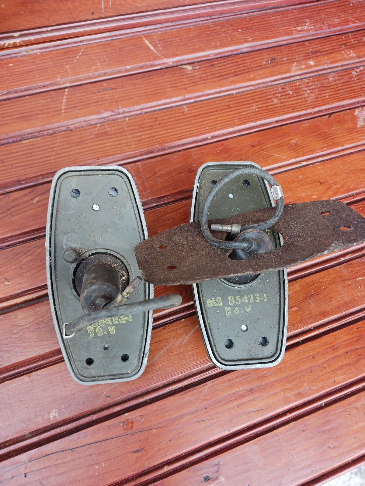 Vintage Military Side Clearance Marker Lights Hot Rod Original eBay