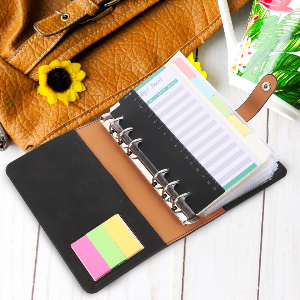 Budget Binder with Envelopes Handbook Expense Tracking Notebook eBay