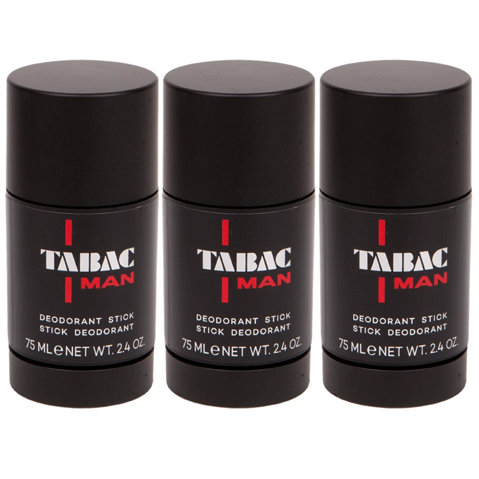 Tabac MAN DEO ROLL ON 3 x 75ml Deo Stick Deodorant for man Mäurer & Wirtz