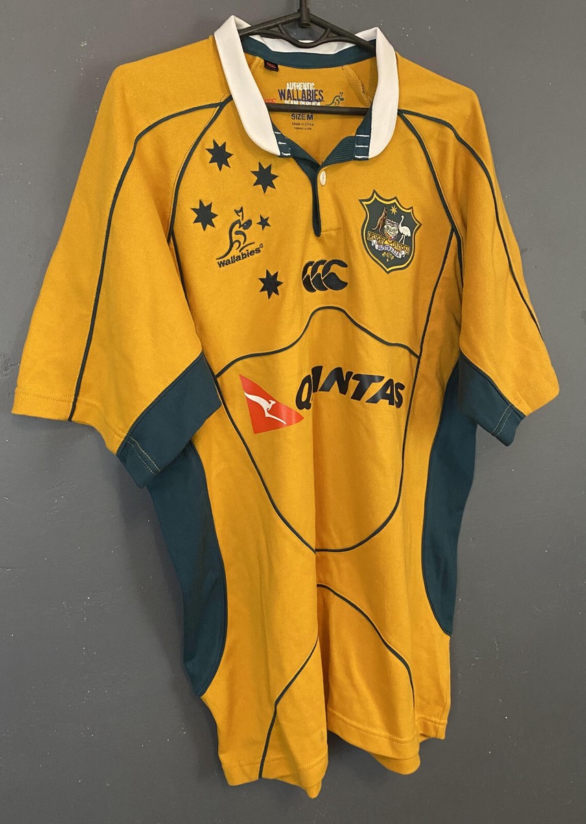 トップス \"90s canterbury\" WALLABIES rugby shirt M Vintage 90s Canterbury Wallabies Rugby Jersey Australia