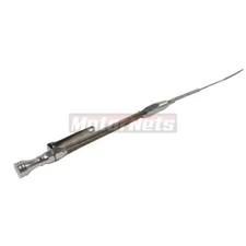 Small Block Chevy Aluminum Braided Oil Pan Dipstick 305 350 5.7 Passenger SBC