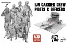 1/35 Border Model #BR006 IJN Carrier Crew, Pilots & Officers Figure Set