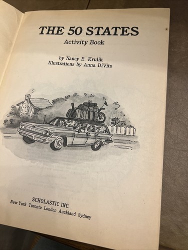 The 50 States Activity Book - Paperback By Krulik, Nancy E Great Condition - Picture 3 of 6