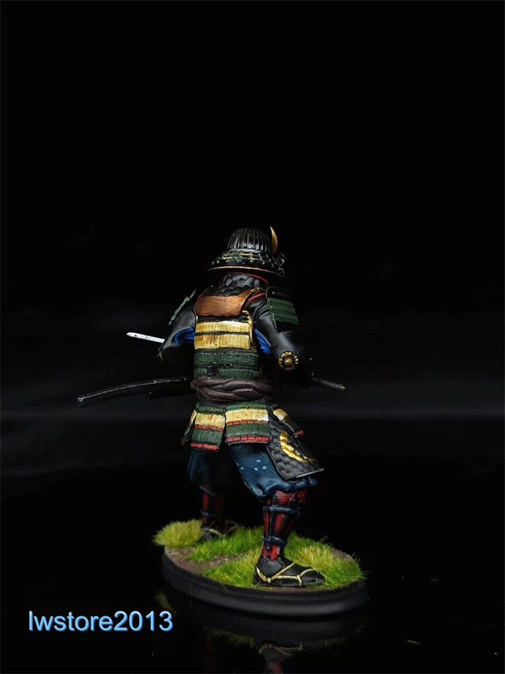 1/32 54mm Japanese Samurai Man Resin Miniatures Figures Figurines Model Toys - Image 4 of 4