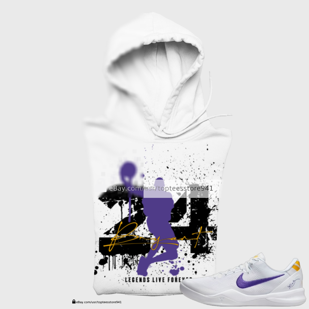 Hoodie To Match Kobe 8 Protro Lakers Home-image