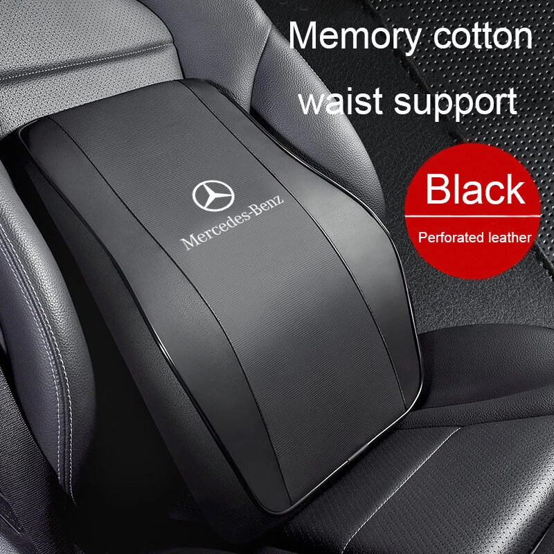 For Mercedes Benz Car Seat Headrest Neck Cushion Pillow Lumbar Supportor — 第 3/4 张图片