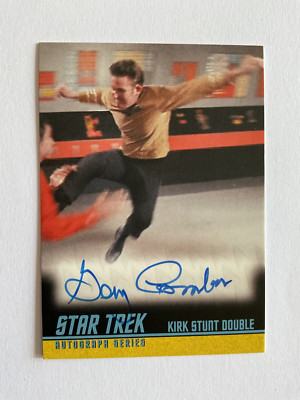 Star Trek Autograph Gary Combs as Kirk Stunt Double A229