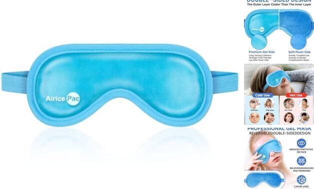 Cold Eye Mask Cooling Eye Mask for Dry Eyes, Gel Eye Mask Eye Ice EYE 1PACK-image