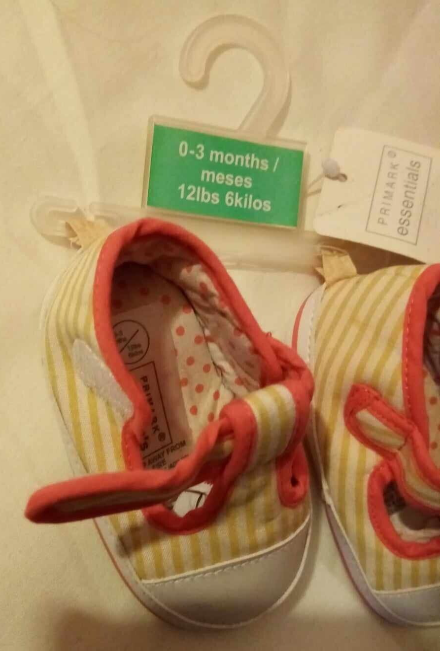 Primark Baby Girls Pram Shoes 03 Months eBay