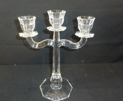 Nachtmann Crystal Candle Holders Ravello 3 Light Germany | eBay