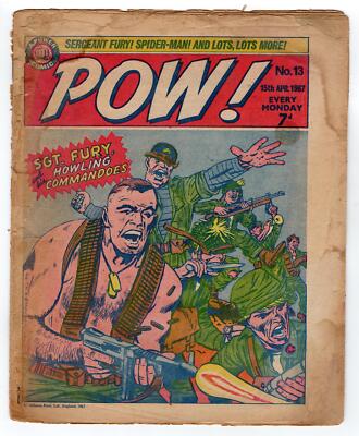 1963 MARVEL SGT. FURY #1 & AMAZING SPIDER-MAN #6 1ST NICK FURY & LIZARD RARE UK