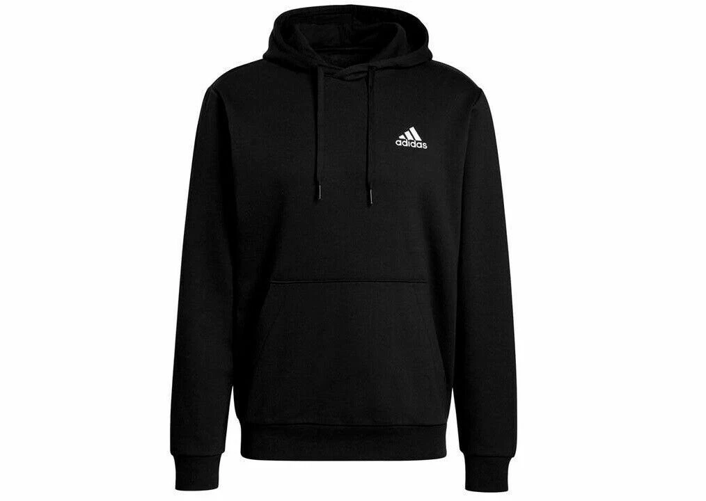 Adidas Men Hoodie Essentials Black Athletics Hoodies Sweater