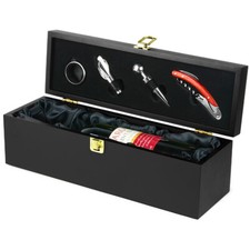 Wine Bottle Box & Accessories | Wine Tools Gift Set