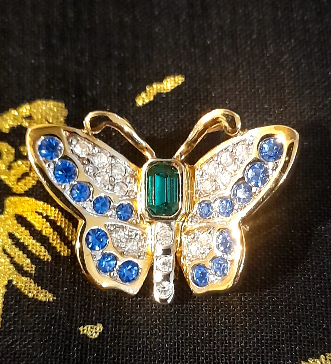 Swarovski Crystal Animals & Insects Costume Brooches & Pins for
