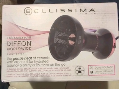 Bellissima Diffon Worldwide 2-in-1 Diffuser Hair Dryer   Dual Voltage