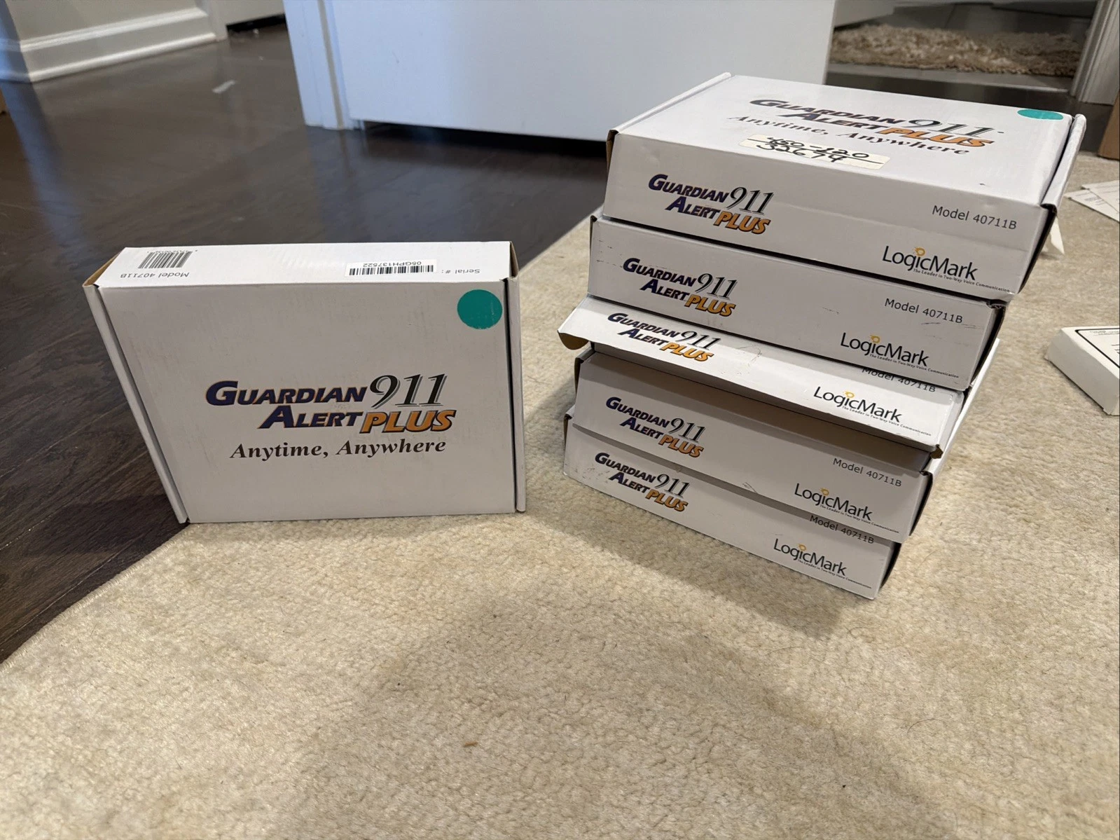 6x Lot Guardian 911 Alert Plus 40711B Tested Works Life Alert Safety Device NEW