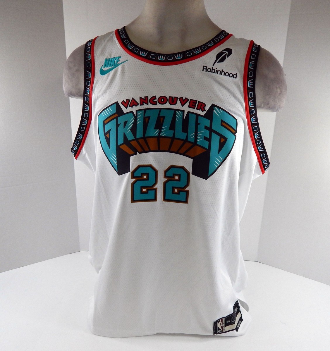 Men Memphis Grizzlies Desmond Bane #22 Swgmn White Jersey Classic