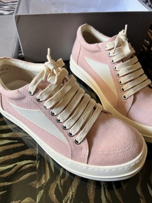 Rick Owens Herren Sneaker Rosa/Weiß EU 42 Schnürer Code RO8860C9869