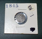 1845 Seated Liberty Silver Half Dime Philadelphia Business Strike Circulated
