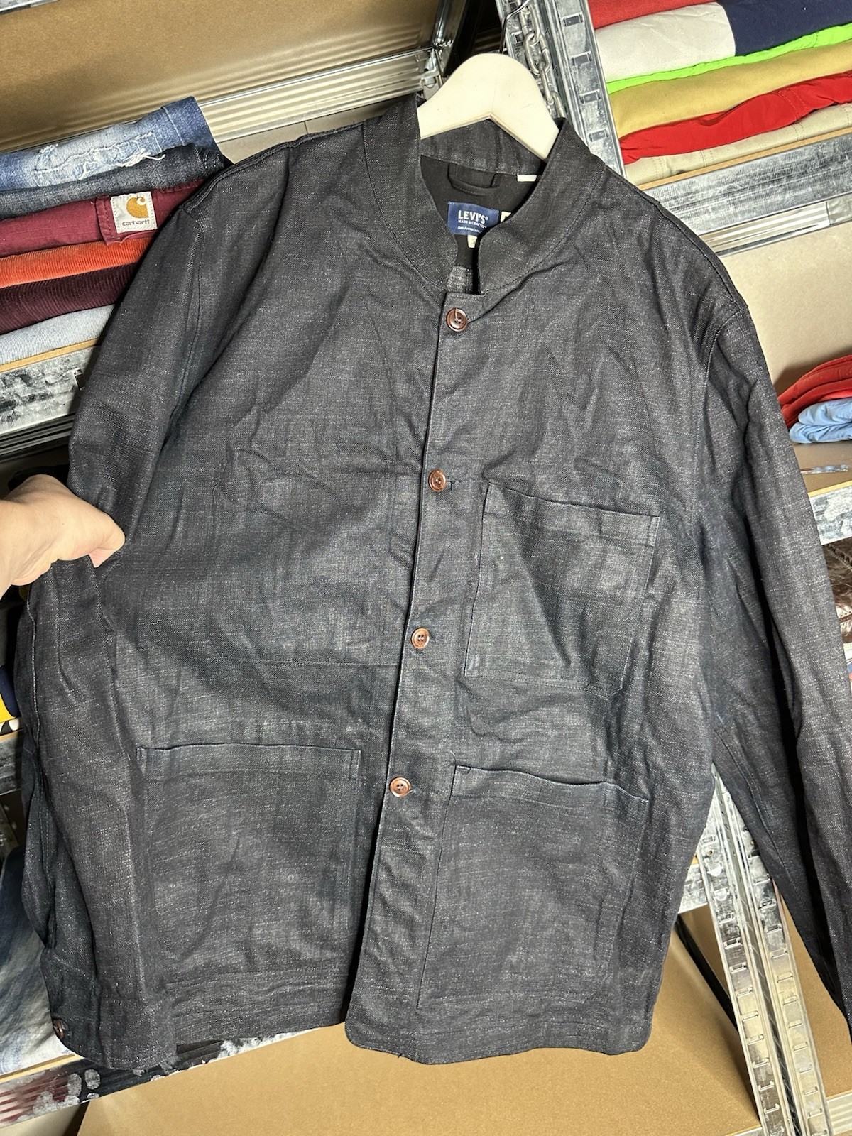 Levi’s Engineer Coat Chore Jacket Made Crafted Ut… - image 1