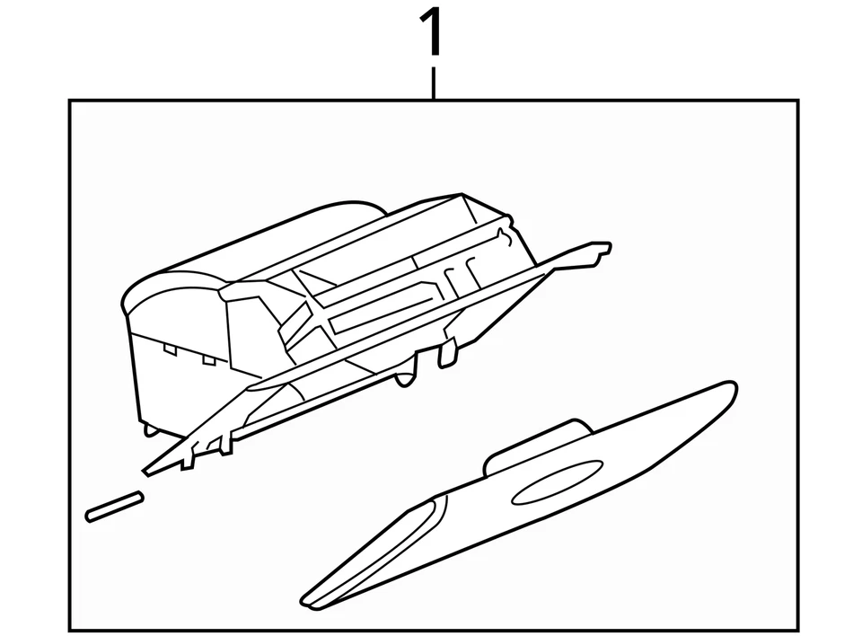 Se adapta a Pontiac Grand Prix 2005 compartimento ASM I/P con do 15243095 - nuevo OEM Foto 3 de 3
