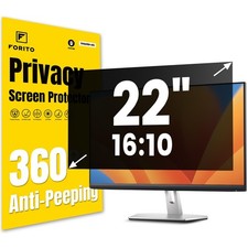 F FORITO 22 Inch 16:10 360 Privacy Screen Protector for Computer Monitor, R