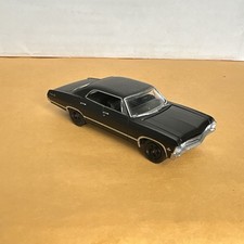 Greenlight 164 1967 Chevrolet Impala Black Diecast Car Model W Opening Hood