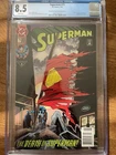Superman #75 IV Version 4th Print (DC Comics January 1993) Newsstand CGC Graded