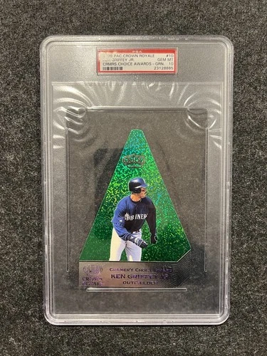 1999 Pacific Crown Royale Cramers Choice Green Ken Griffey Jr 12/30 PSA 10 POP 1