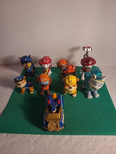 9- Pack Paw Patrol Pups With Police Car