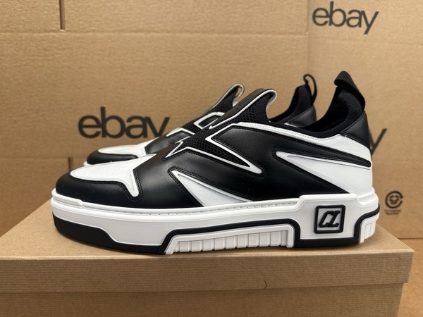 $995 New Christian Louboutin Astroflash Leather Men Sneakers Shoes EU45 US12