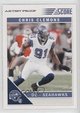 2011 Score Artist Proof Chris Clemons #256 7dt