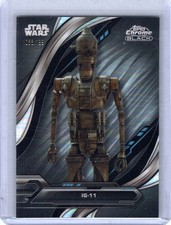 2024 Topps Chrome Black Star Wars #20 IG-11 /199