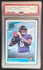 49817308 Lamar Jackson 2018 Panini Donruss Optic #167 Rookie RC PSA 10