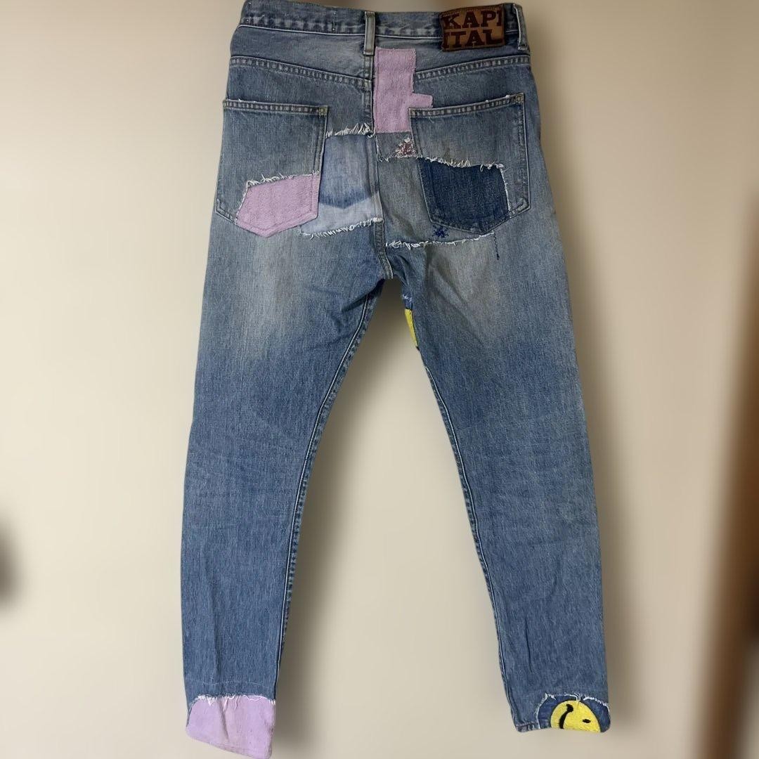 Kapital Okabilly Patchwork Design Light Blue Deni… - image 6