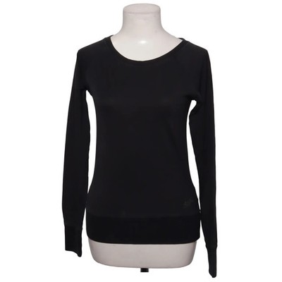 Aem'Kei, Langarmshirt, Größe: S, Schwarz, Baumwolle/Polyester, Einfarbig #brp